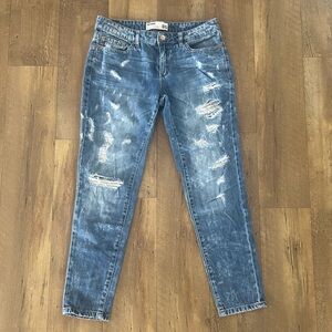 Garage Boyfriend Jeans Size 3 Distressed Ankle Length